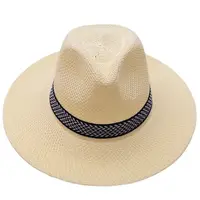 Men's Vintage Straw Hats Simple and Practical Sunlight Protection Hats Outdoor Casual Sun Hats Fishing Hats 5