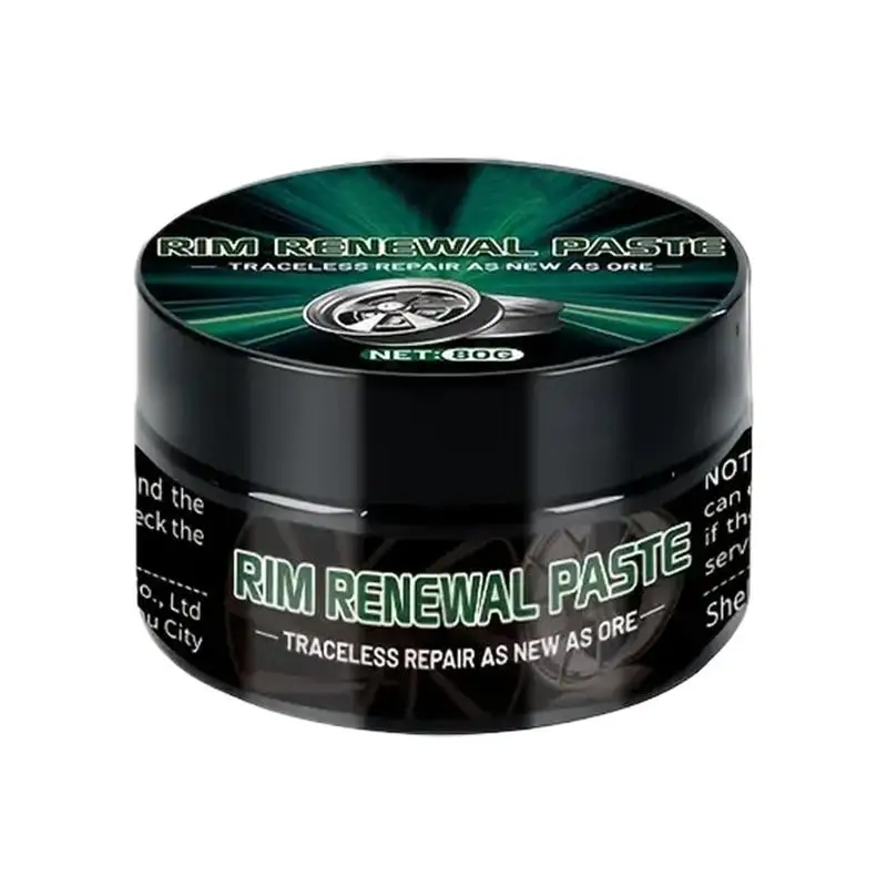 Rim Renewal Paste 80g Cleaning Portable Effective Wax Quick And Easy Repairing Wheel Guard Rim Wax For Automotive Tire