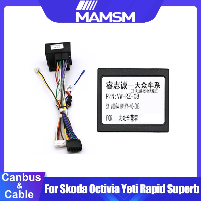 

Android Decoder Canbus For Skoda Octivia Yeti Rapid Superb VW Golf Sagitar Touareg Touran Lavida Polo Tiguan Jetta Car Player