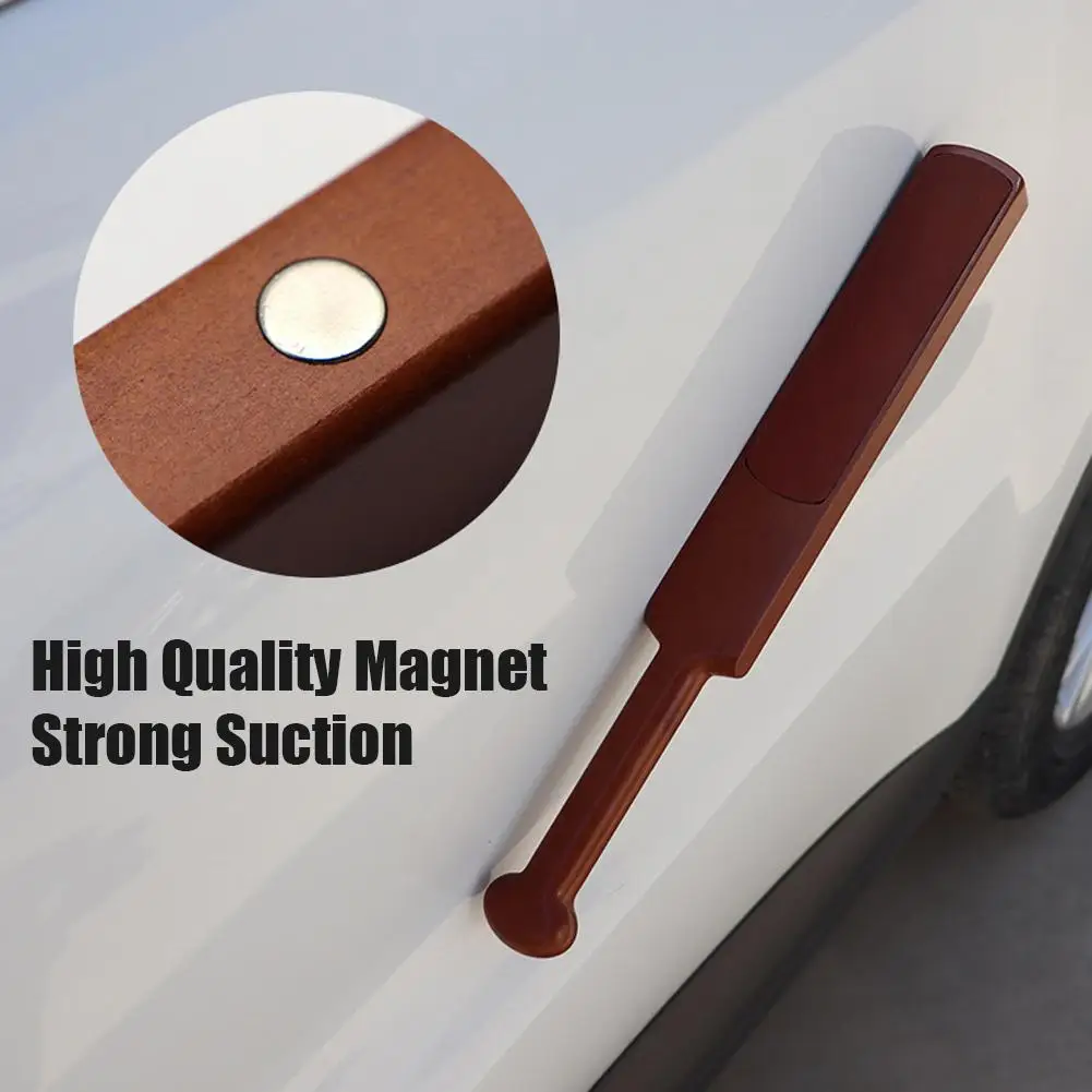 1pc Car Paintless Dent Repair Tool Wood Hammer Body Dent Removal PDR Tool Comfortable Hand Grip Magnetic Adsorption Hammer