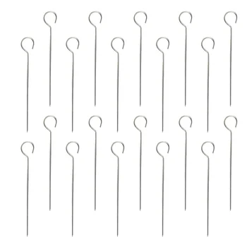 스테인레스 스틸 고기 꼬치, 거위 꼬리 바늘, 꼬치 꼬치 바베큐 스틱, 20 개