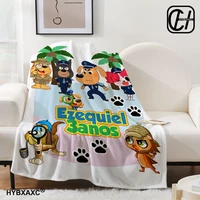 Sheriff Labrador Blanket Soft Warm Flannel Throw Blanket Plush for Bed Living room Picnic Travel Home Couch 1