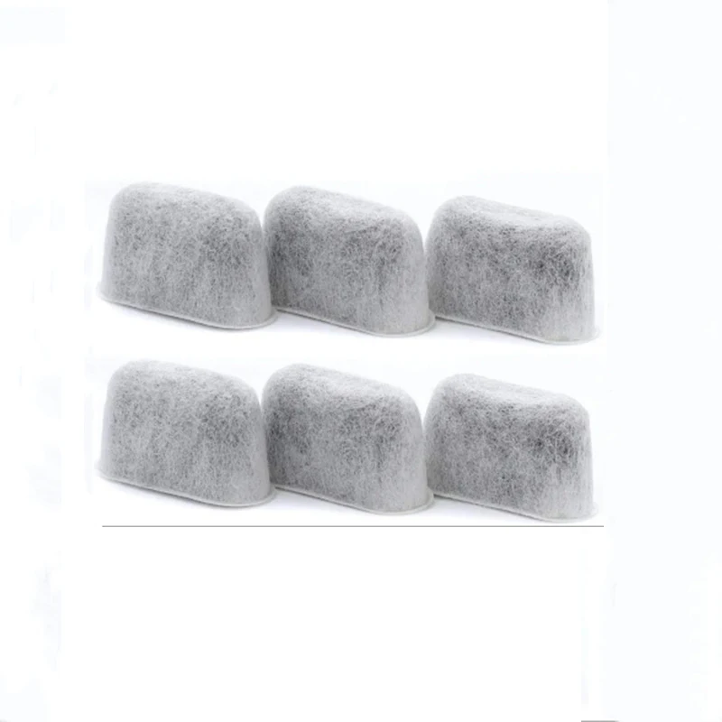 6-Pack Charcoal Water Filters For Cuisinart Coffee Makers - DCC-590 & DCC-590PC