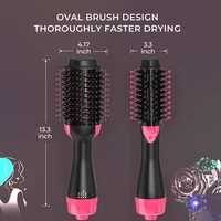 LISAPRO 2 en 1 une étape sèche-cheveux et volumateur lisseur brosse à Air chaud bigoudi beauté et santé coiffage 4