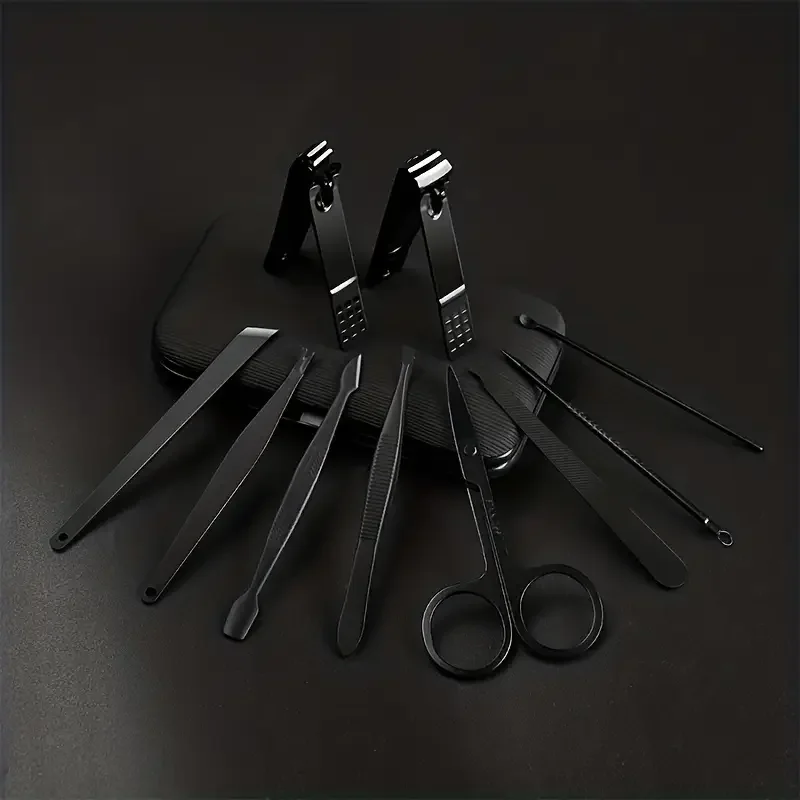 Nail Clippers Manicure Tool Set Portable Travel Case Professional Nail Clippers Pedicure Kit 7/24pcs
