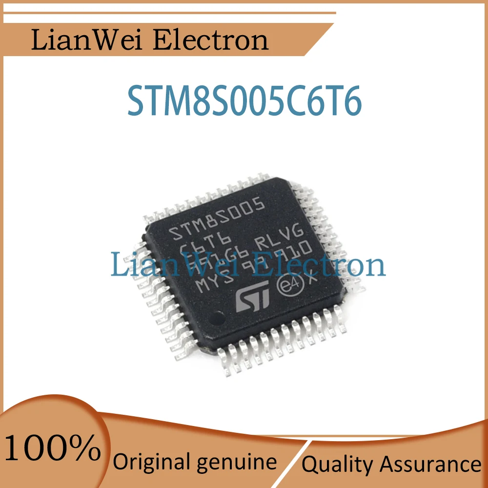 STM8S005C6T6 STM8S005C6 IC MCU Chip LQFP-48