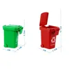 Trash Can Toy Garbage Truck Cans Curbside Vehicle Bin Toys Kid Simulation Furniture Miniature kitchen DollhouseToys 5