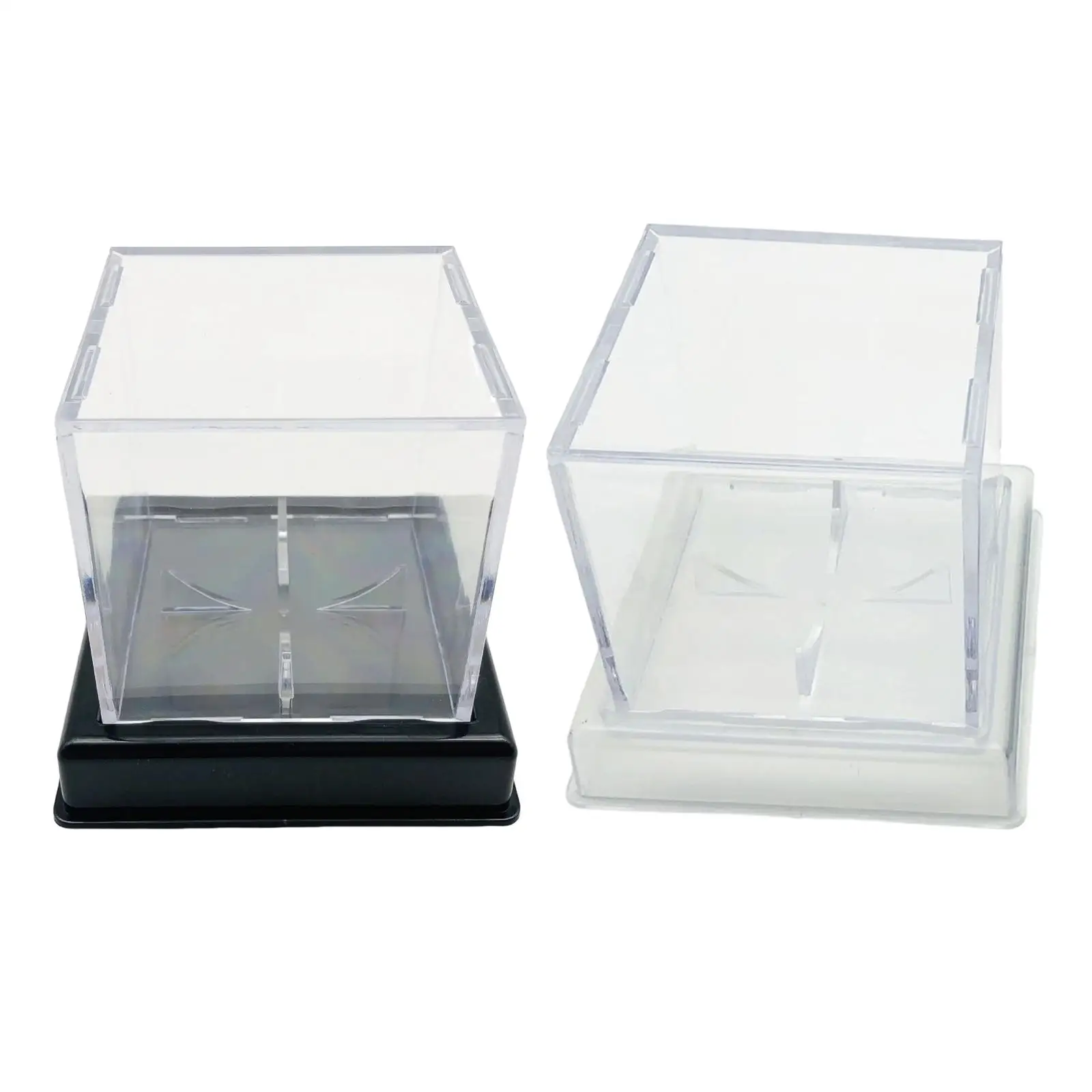 

Square Baseball Holder Dustproof Storage Box Holder Stand Gift Acrylic