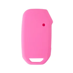 Premium Silicone Car Key Fob Case Cover (Pink)