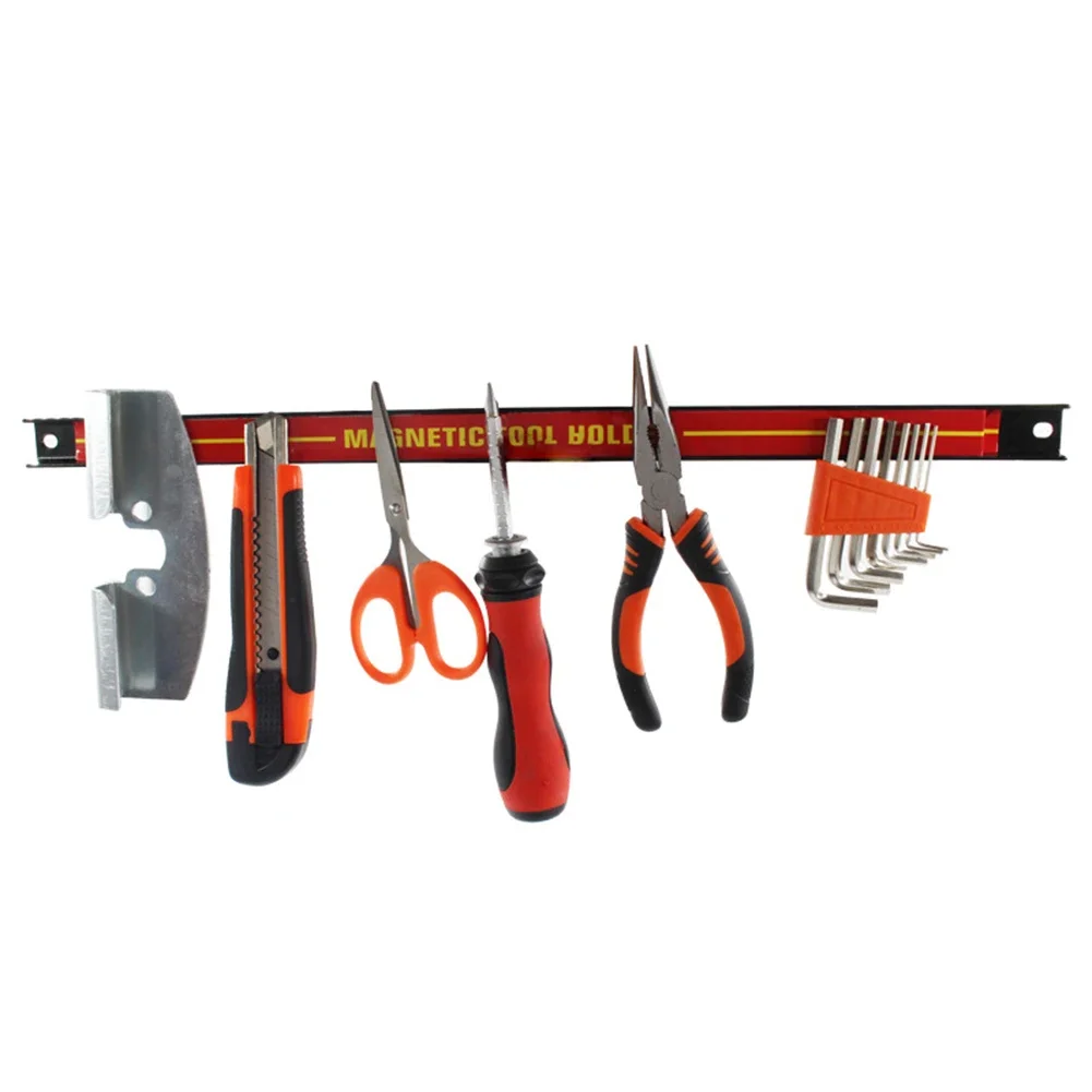 Magnetic Tool Holder Storage Organizer Power Magnet Organizer Easy To Install Metal Tool Rack for Workshop Garage Home