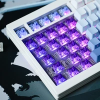 Chosfox Purple Poison V2 Class HP Switch Mechanical Keyboard Beforehand Big Tactile Switch 5Pin Artificial /Pre Lubed Hot Swap 5