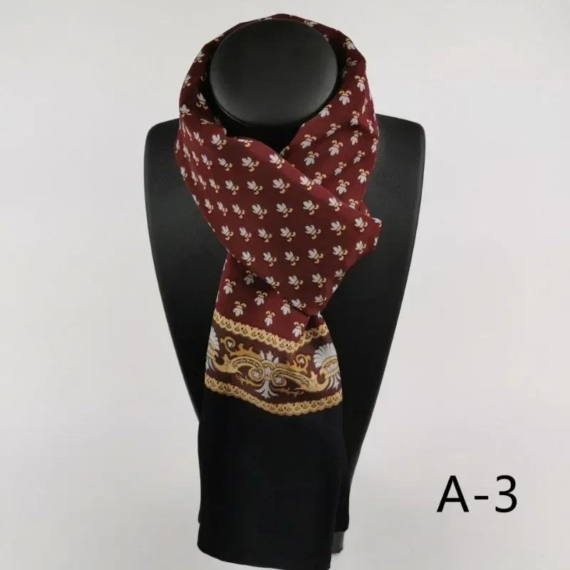 Spring Winter Silk Scarf Men Women Plaid To Keep Warm silk scarf