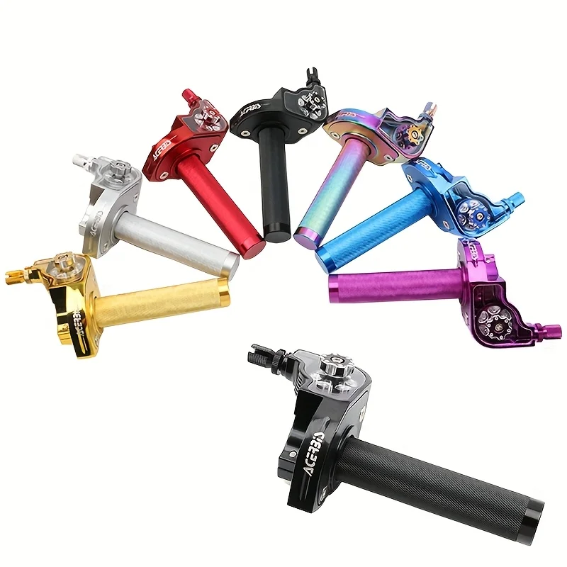 22mm 7/8 Inch Universal Aluminum Moped ATV Quad Bike Motorcycle Universal Accelerator Throttle Twist Grip Handlebar Cable