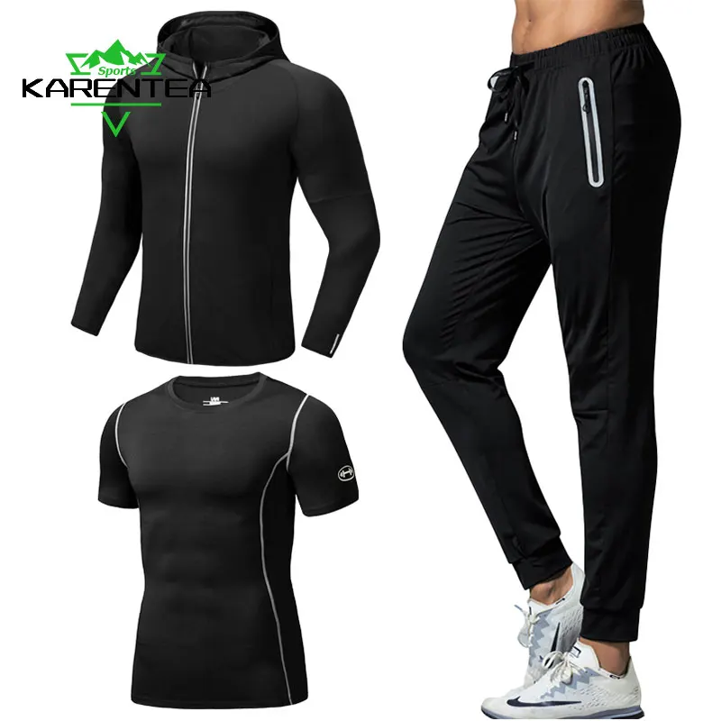 Chándal Deportivo W JIANWANG Hombre | Gym Y Running | Con Cremallera