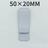 1Pc Stainless Steel Metal Money Clip Creative Banknote Clip Belt Clip Personality Mini Bookmark Clips Wallet Ticket Folder 6