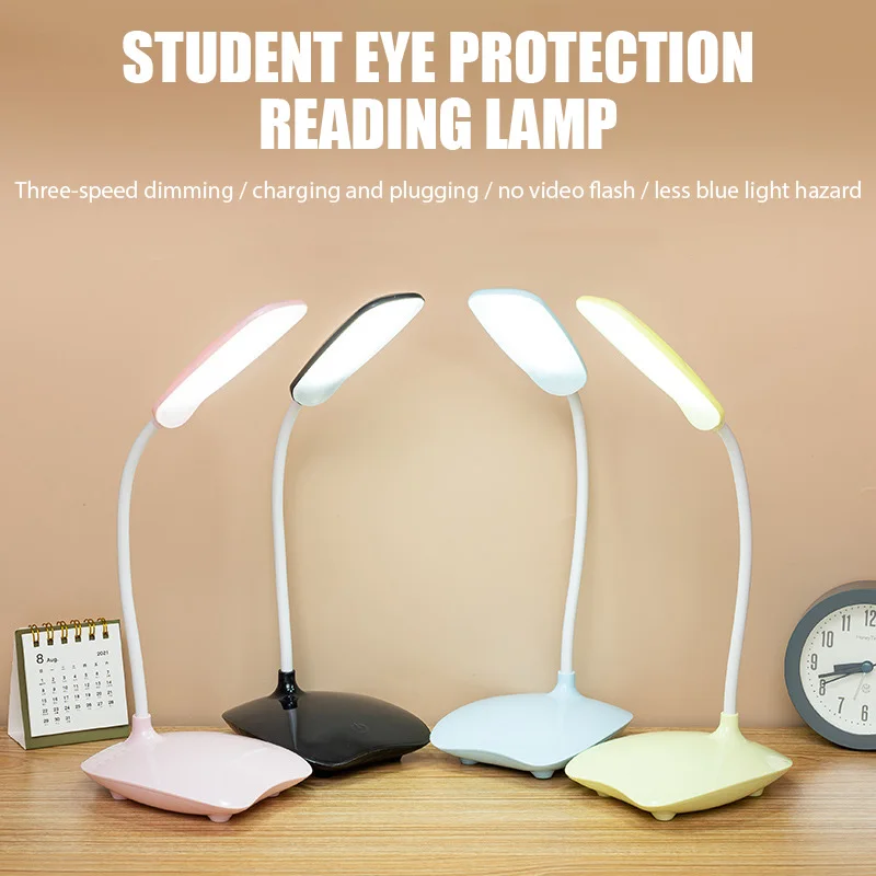 Home Students Adjustable Led Book Light With Goosenecks Clip 7 Leds