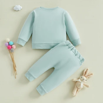 Adorable Infant Easter Bunny Romper Jumpsuit with Matching Headband for Baby Girls 0-24 Months Spring Outfit Set 2