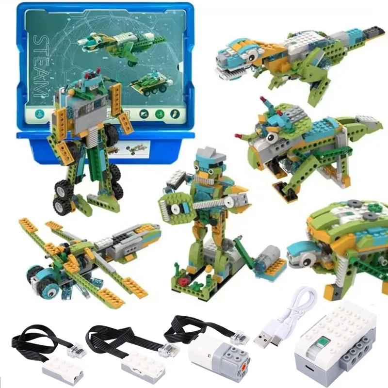 

NEW WeDo 2nd Generation Robotics Construction STEAM for Scratch 3.0 Core Set Building Blocks Technical Brick Educational Toy