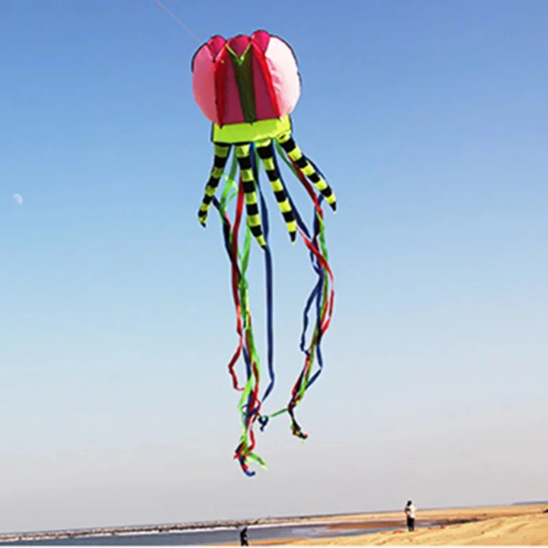 free shipping 8m jellyfish kites flying for adults kites line nylon kites factory giant flying kite windsurfing equipment flying 2