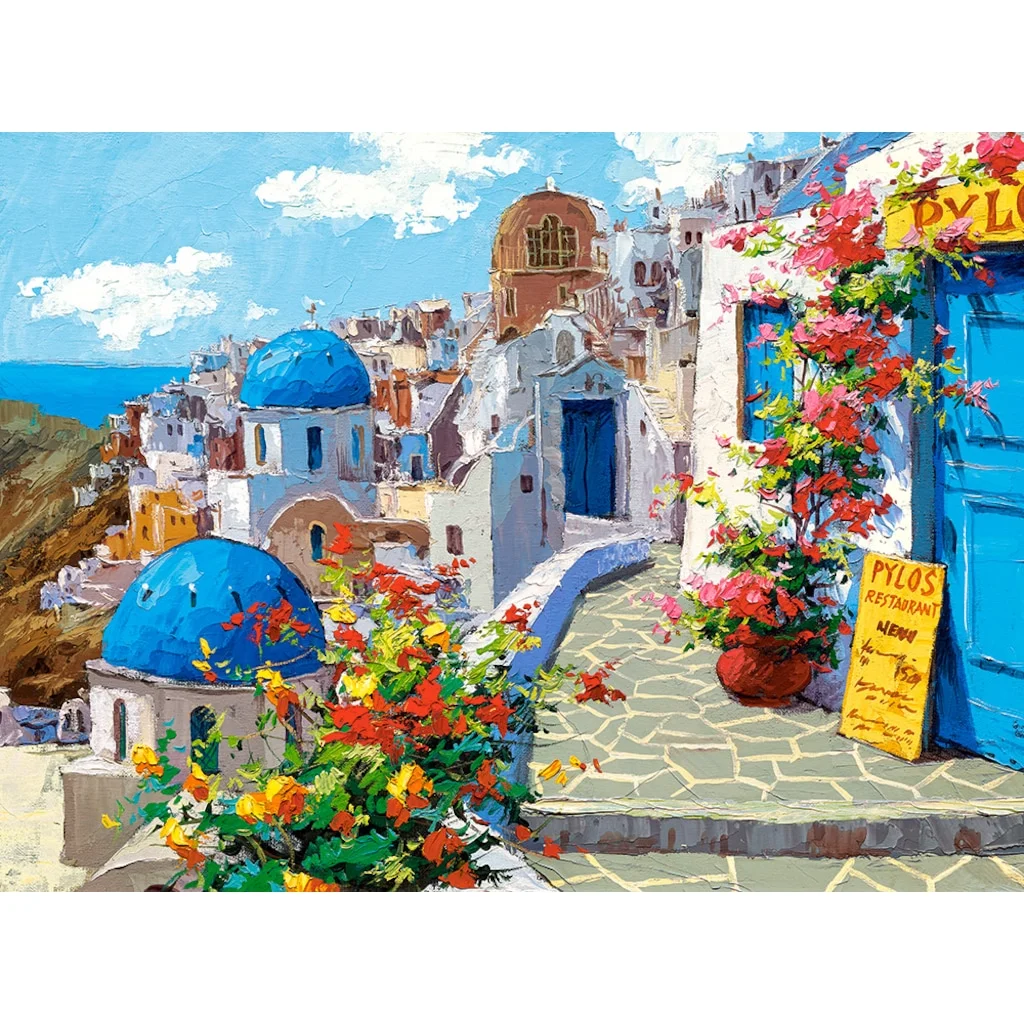 RUOPOTY DIY Unframe Coloring By Numbers Landscape Oil Painting By Numbers Adults Handpainted Gift Acrylic Paint