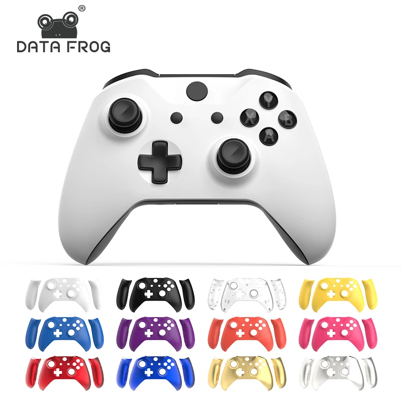 Capa/Carcaça para Controle Xbox One DATA FROG com Grips Personalizados DIY para Modificação de Jogos, Molde 1708