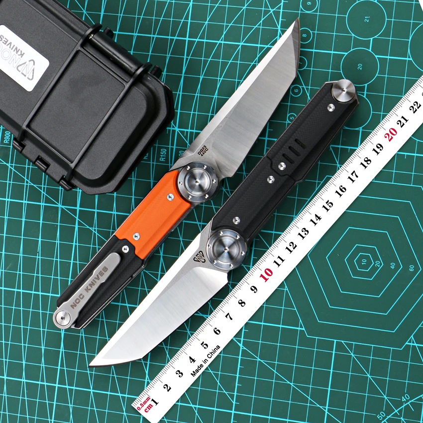 

Kanedeiia NOC DG23 Folding Knife 440C Blade G10 Handle Tactical Camping Cutter Pocket Outdoor Fishing Survival EDC Tools