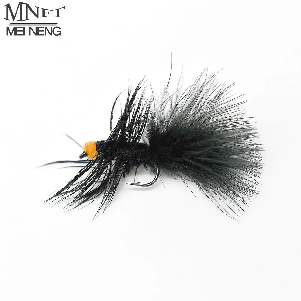 Mnft 6Pcs Wooly Bugger Streamers Pesca Fly Lures Saltwater Fly Leging Hook Trota Mosche Esca