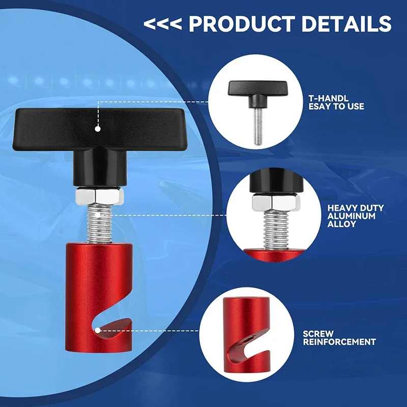 Car engine cover support rod Trunk pressure rod anti-slip fixing tool lift anti-clamp auto parts