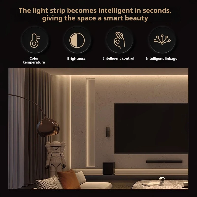 아카라 스마트 라이트 스트립 드라이버 T1 지그비 컨트롤러 LED 스트립 라이트 디밍 조절 가능한 색온도 전가구 디밍
