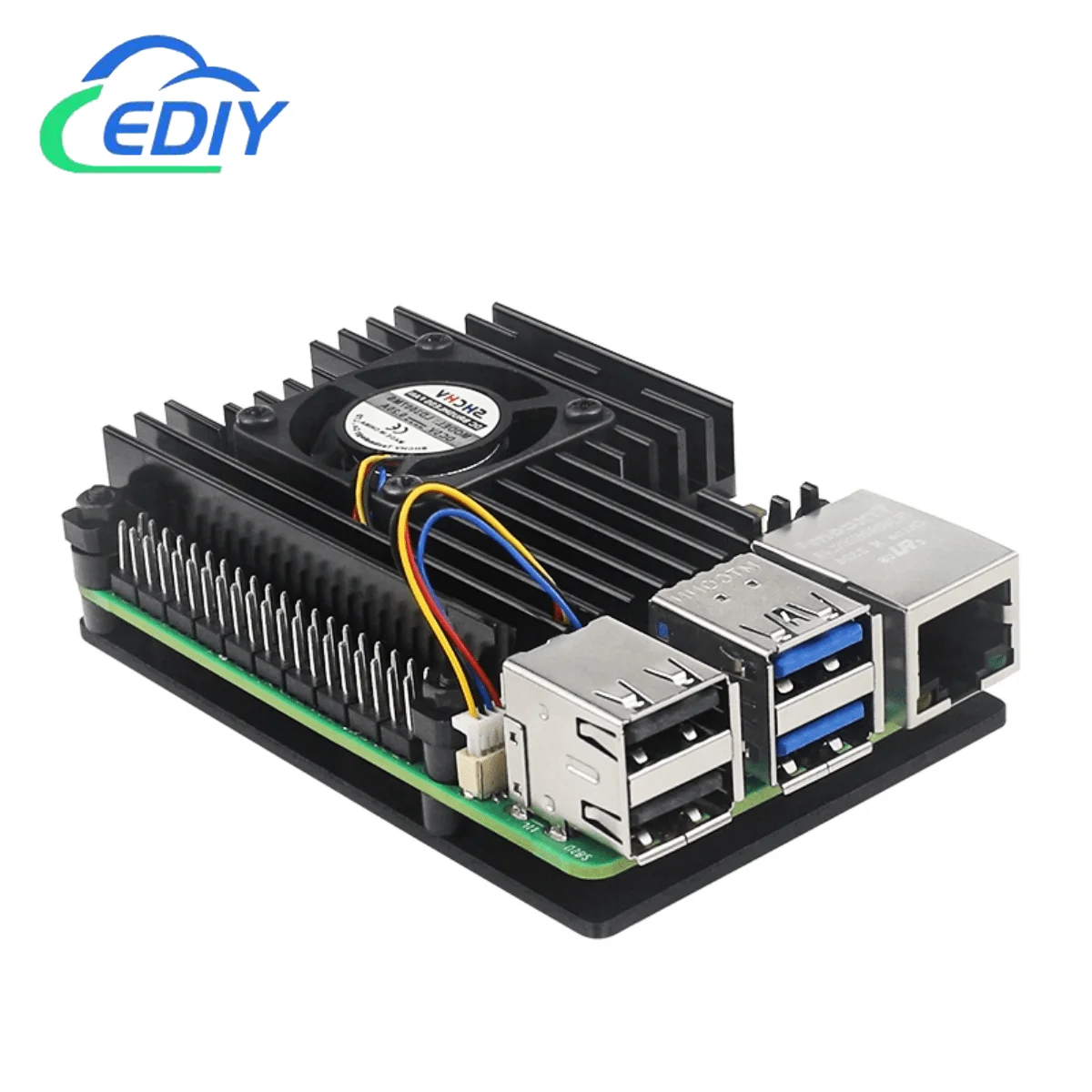 Raspberry Pi 5 Ventola Di Velocità Con Guscio In Lega Di Alluminio Raspberry Pi 5 Shell Strumenti Senza Guscio Protettivo