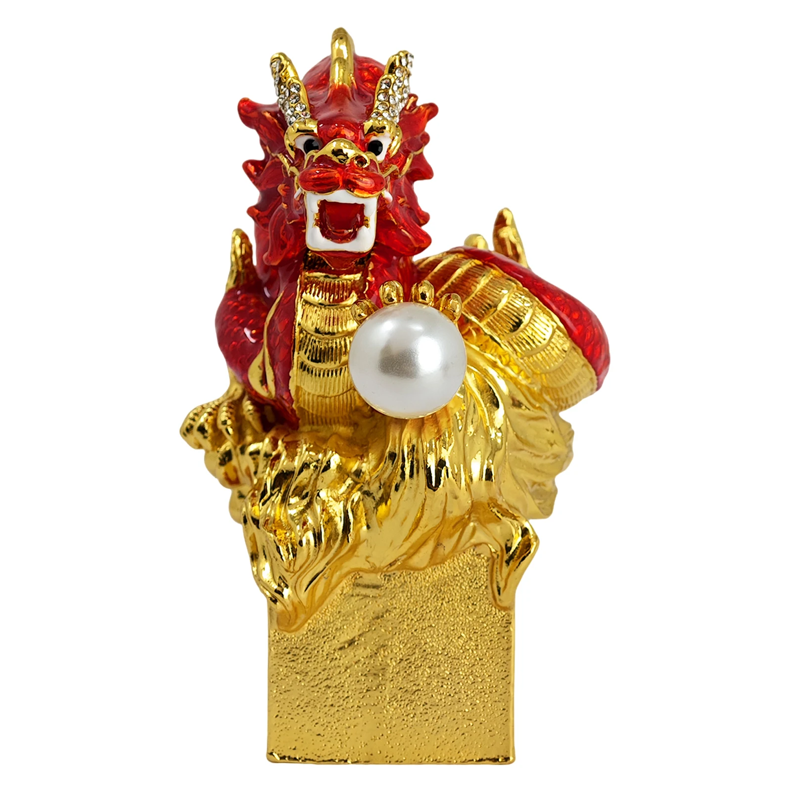 Feng Shui Dragon Among All Men Amulet Statue Wealth and Successful Career Powerful Energy Figurine 3