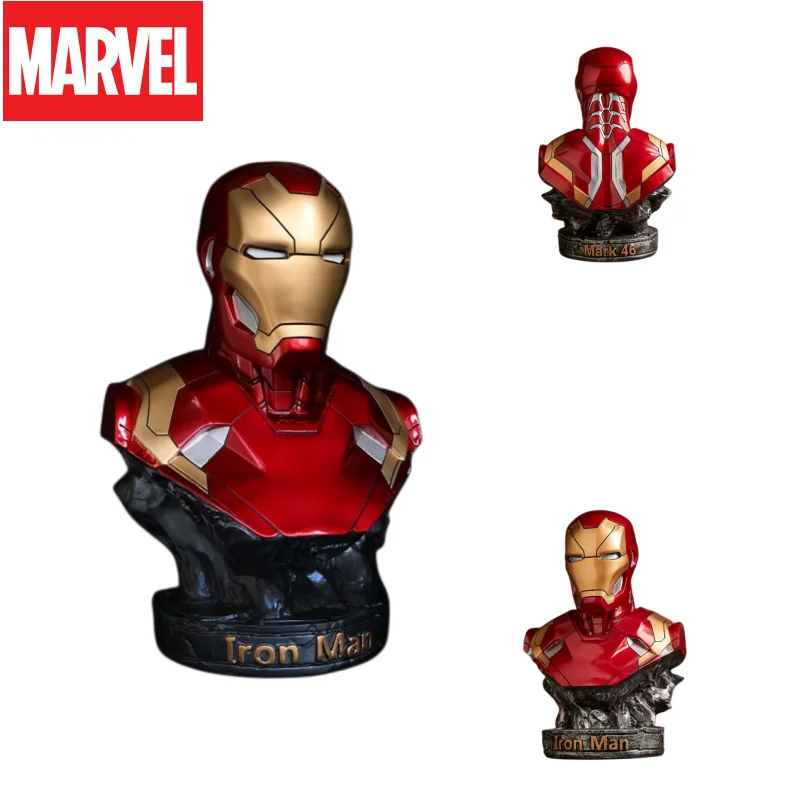 

Marvel Creative GK Model Anime Movie Peripheral Desktop Decoration Avengers Alliance Iron Man Hand MK46 Bust Statue Holiday Gift