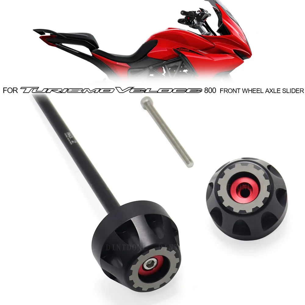 

Протектор колеса для мотоцикла MV Agusta Travel 800, красный LUSSO RC SCS, передняя и задняя оси, защита от столкновений, слайдер