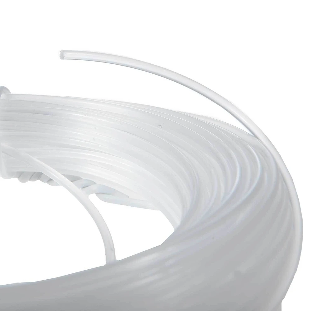 20M 1.6 2.0MM Garden Lawn Trimmer Line Spare Line Trimmer Mowing White Brush Cutter Rope Lawn Mower Head Accessory brush cutter accessories grass trimmer line mower accessories trimmer line
