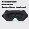3D Sleep Mask Natural Sleeping Eye Mask Eyeshade Cover Shade Eye Patch Women Men Soft Portable Blindfold Travel Eyepatch 1Pcs 5