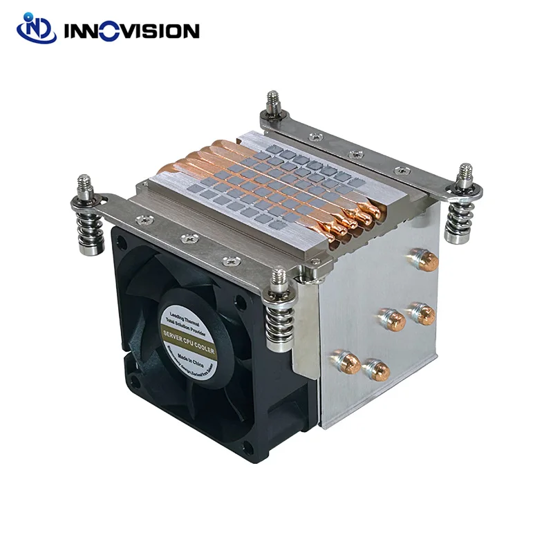 Dissipador de Calor Quadrado com Tubos de Aquecimento para Intel Xeon Série x Ventilador 2u Cooler Alto Desempenho Lga2011 2066 - Imagem 5
