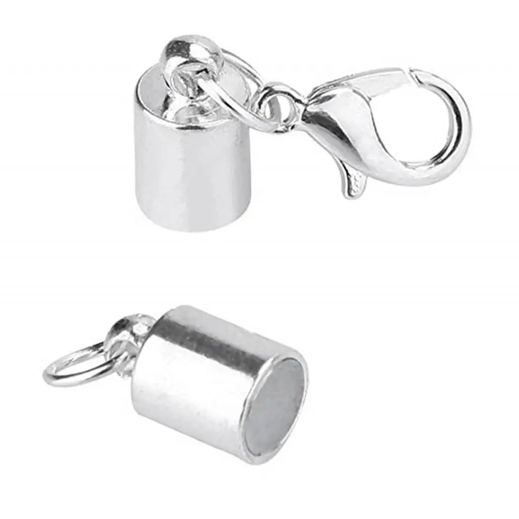 

16pcs Jewelry Clasps –Mixed Styles –Tube/Ball Shape +Rhinestone