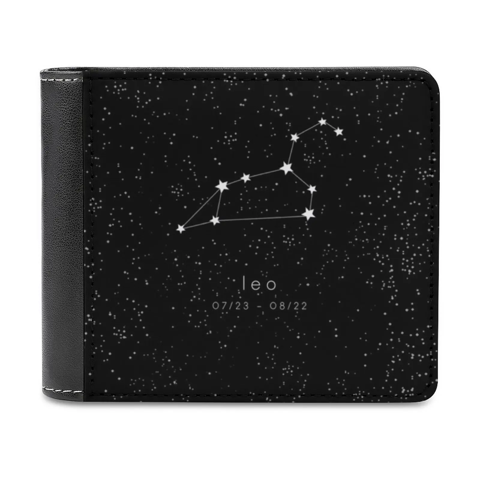 

Leo Zodiac Personalized Wallets Men High Quality Pu Leather For Wallets Luxury Men Gift Horoscope Stars Star Sign Sign Sun