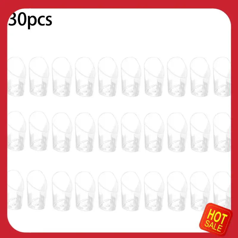 A08I 30Pcs 80Ml Mini Disposable Bevel Cake Cups Pudding Jelly Mousse Cup Appetizer Bowl For Home Dessert Shop Food Container