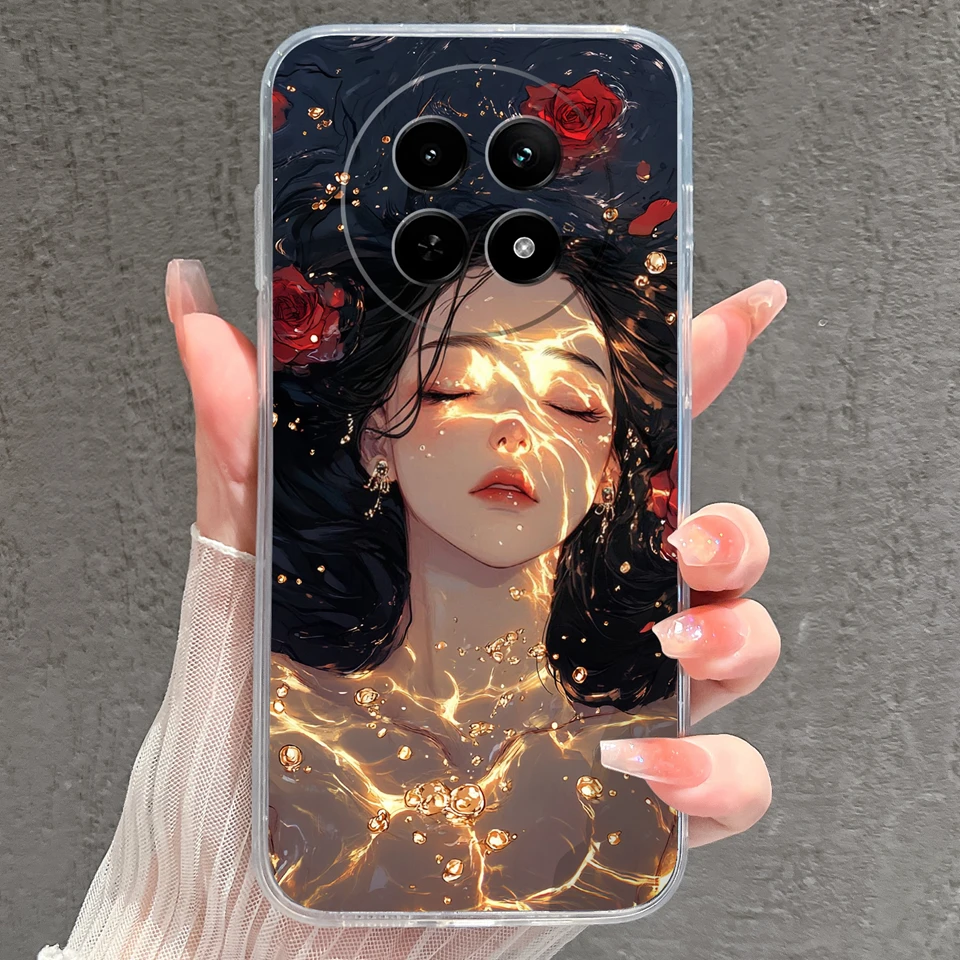 Enhanced Product Title:  
Little Fish Moon Non-Slip Camera Protection Clear Case