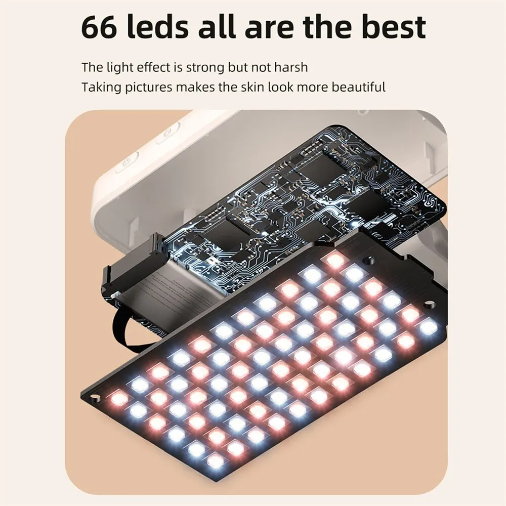 LED Selfie Light Clip-on For Phone Laptop Tablet Computer Selfie Video Conference Zoom Photography Makeup