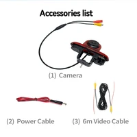 Parking Reverse Backup CCD Night Vision Waterproof Rear View Backup Brake Light Camera for Renault Trafic 2001-2014 Opel - Image 4