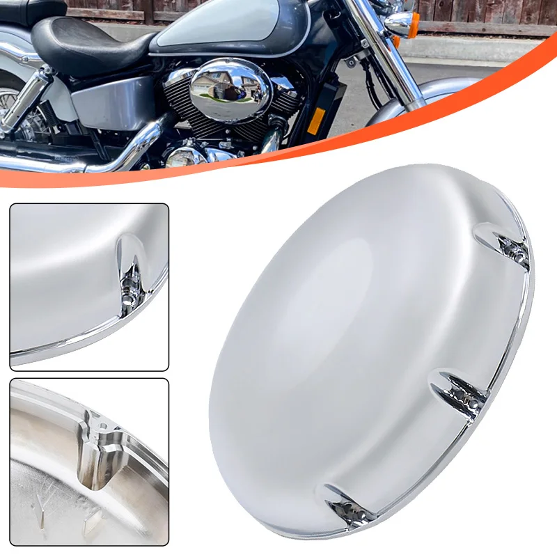 

ABS Plastic Motorcycle Air Intake Cleaner Protective Air Filter Cover Cap Chrome For Honda Shadow ACE VT400 VT750 1997-2003