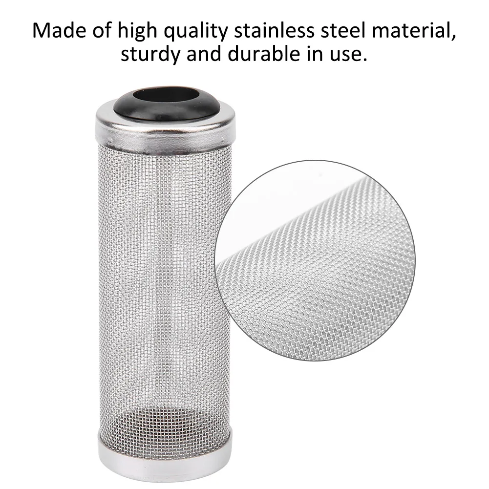 Aquarium Filter Net Case Mesh Filter Stainless Steel Mesh Net Case Cover for Shrimp Fish