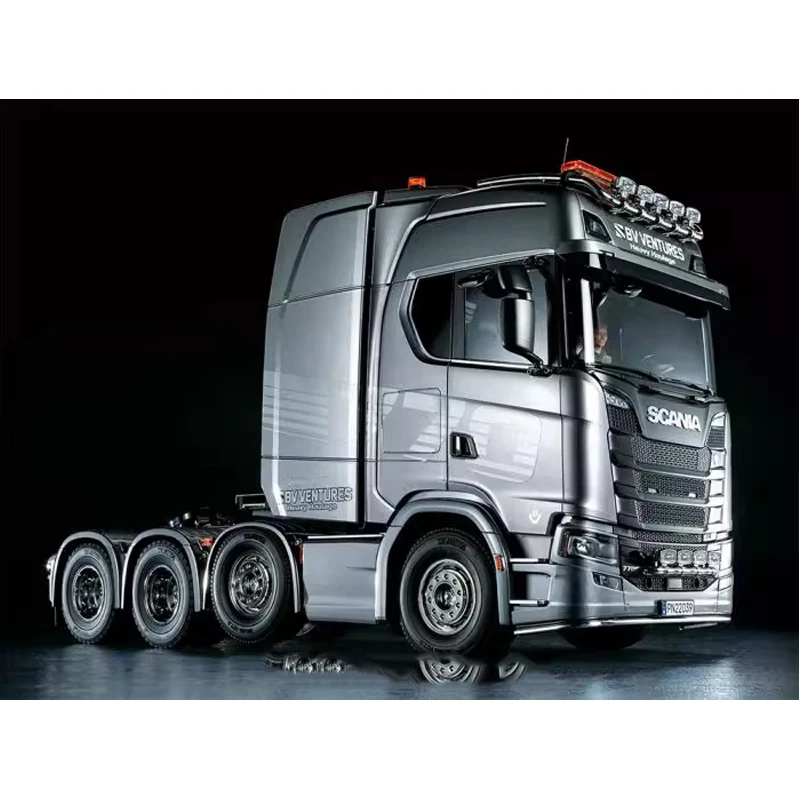 Yeni RC kamyon TAMIYA 56371 1/14 Scania 770S 8X4 uzaktan kumanda