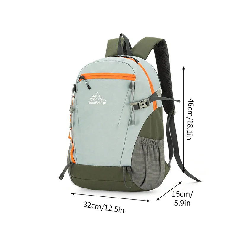Lightweight Mountaineering Bag 20 Liters Men's Backpack Outdoor Hiking Backpack Girls Travel Lightweight College Student Bag
