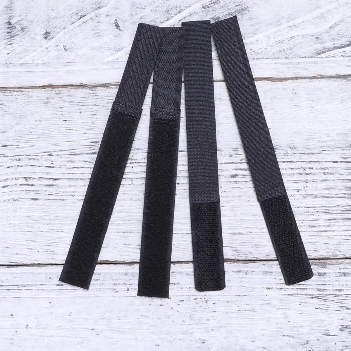 10Pcs 2x18cm 재사용 가능한 고정 케이블 스트랩 코드 와이어용 후크 루프 타이 오디오 비디오 이더넷 정리 데스크 엔터테인먼트