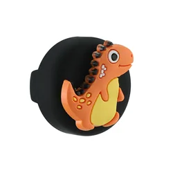 Waterproof Silicone AirTag Holder for Kid's Shoelaces & Straps (Baby dinosaurs - 1pcs)