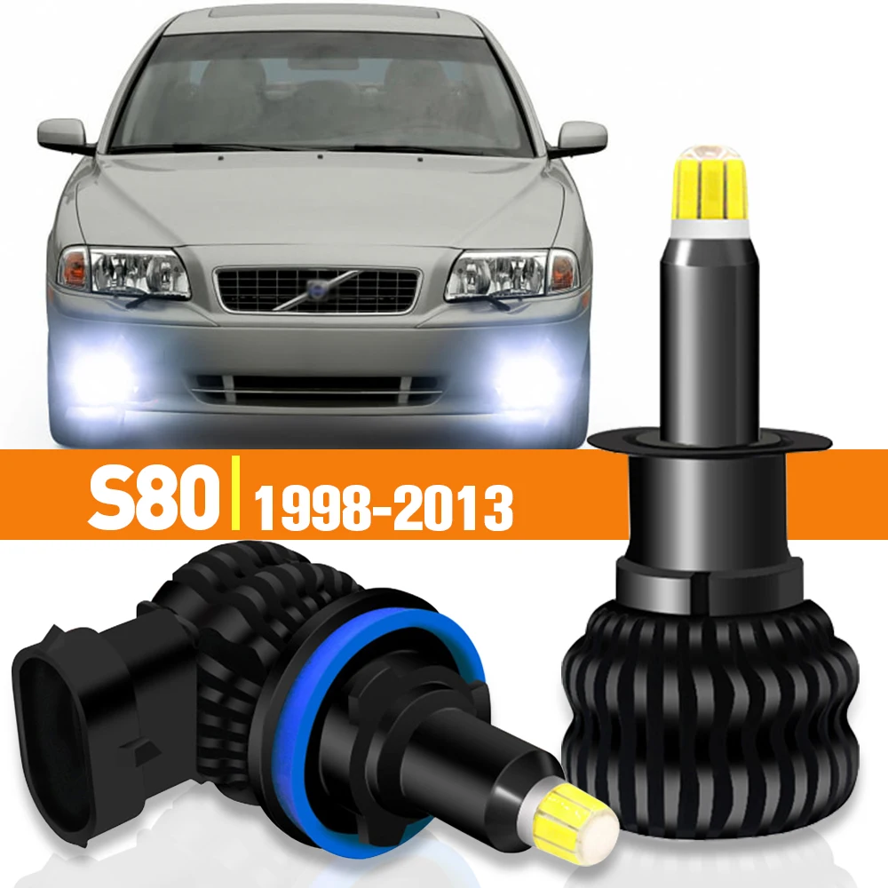 

2pcs LED Fog Light For Volvo S80 1998-2013 2001 2002 2003 2004 2005 2006 2007 2008 2009 2010 2011 2012 Accessories Canbus Lamp