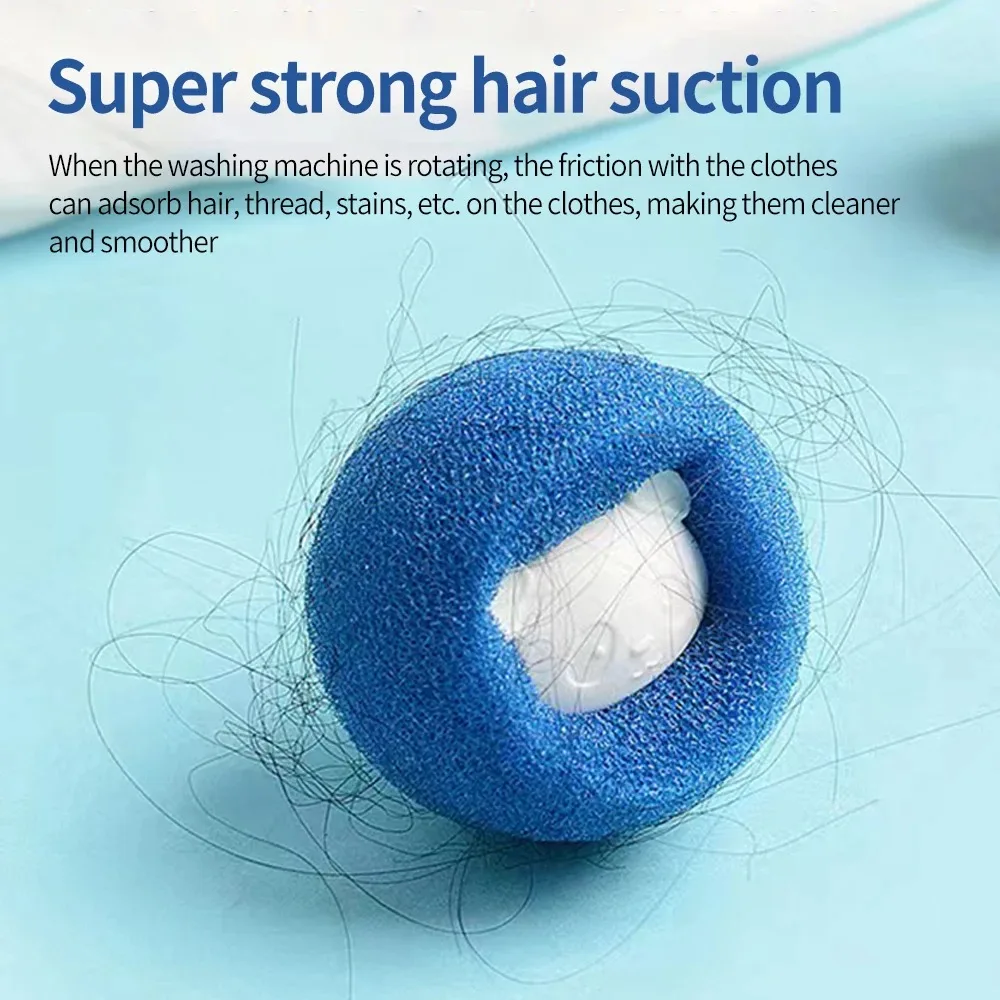 Laundry Ball Laundry Balls Pet Hair Collector for Washing Machine Reusable Laundry Lint Catcher Removes Lint From Clothes Pet Cat Accessories